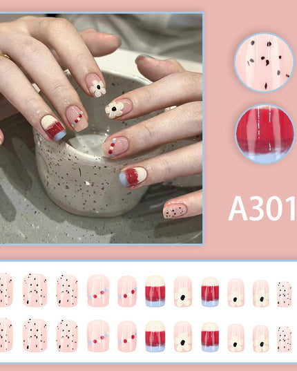 Elegant Minimalist Press-On Nail Set (24pcs) (DESIGN 7550)