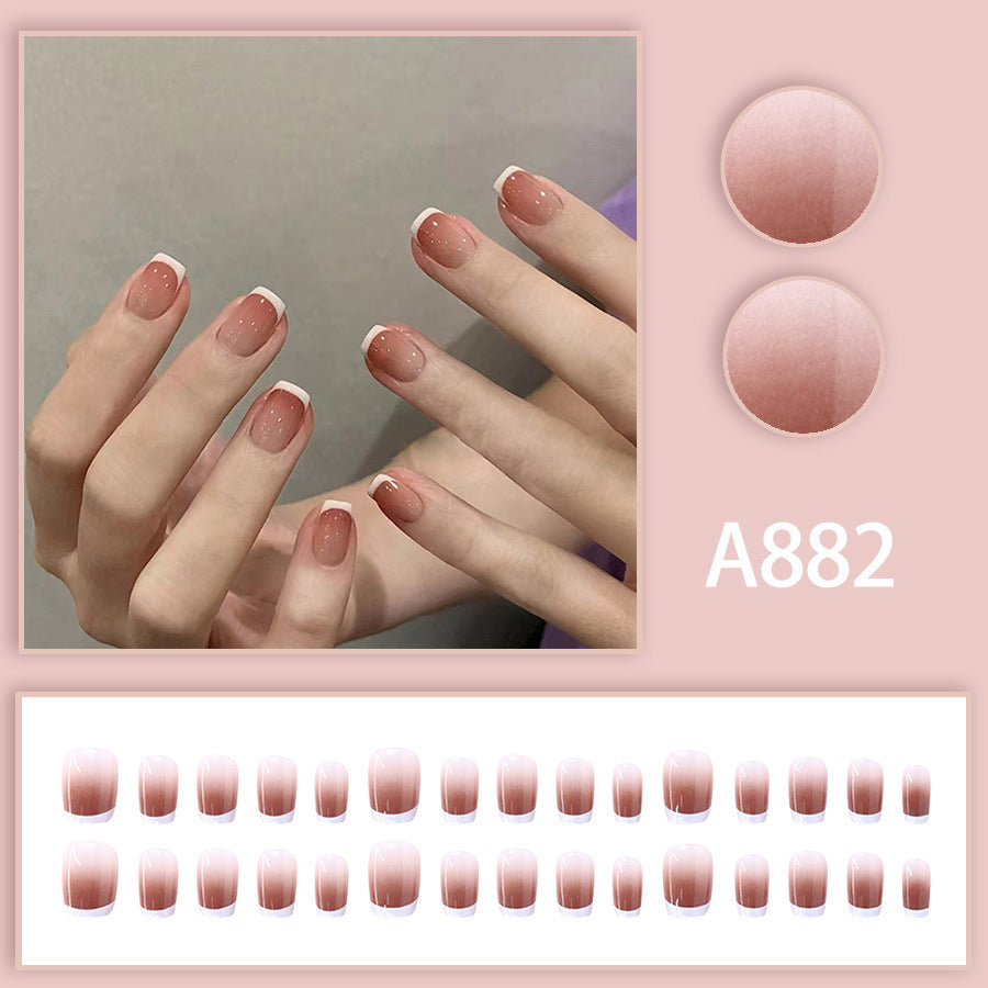Elegant Minimalist Press-On Nail Set (24pcs) (DESIGN 7530)