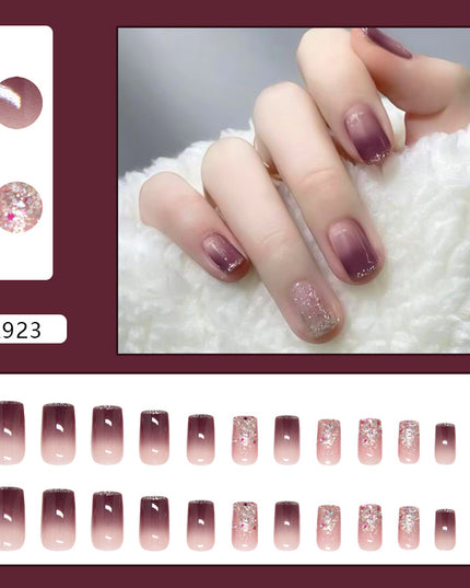 Elegant Minimalist Press-On Nail Set (24pcs) (DESIGN 7355)