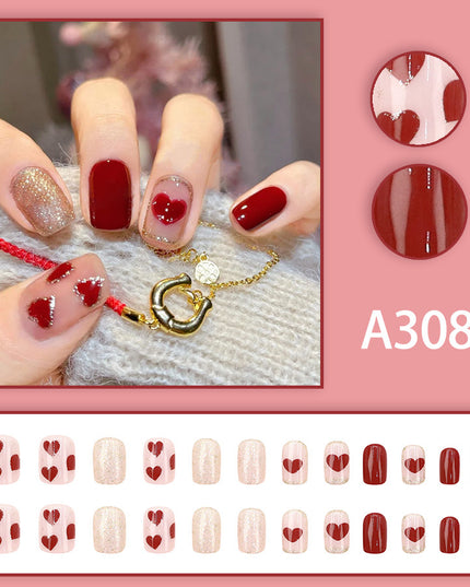Elegant Minimalist Press-On Nail Set (24pcs) (DESIGN 7614)