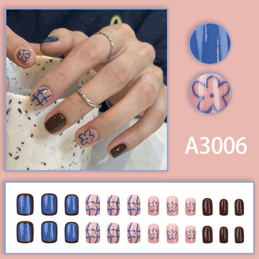 Elegant Minimalist Press-On Nail Set (24pcs) (DESIGN 7546)
