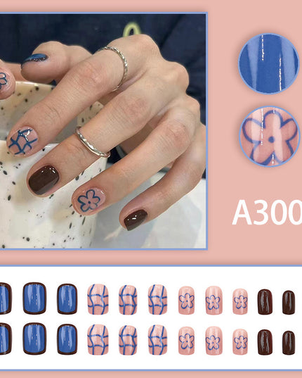 Elegant Minimalist Press-On Nail Set (24pcs) (DESIGN 7546)