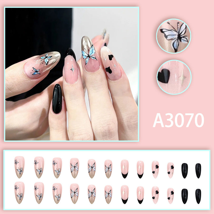 Elegant Minimalist Press-On Nail Set (24pcs) (DESIGN 7599)