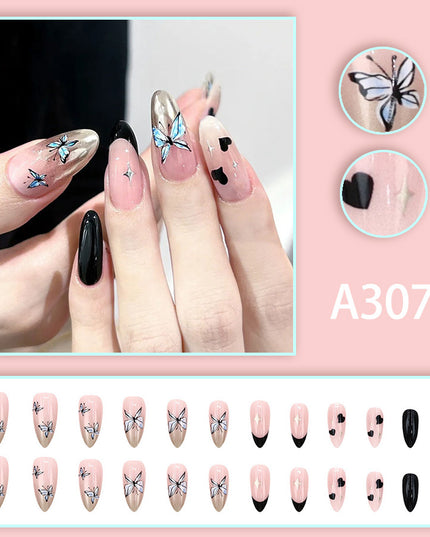 Elegant Minimalist Press-On Nail Set (24pcs) (DESIGN 7599)