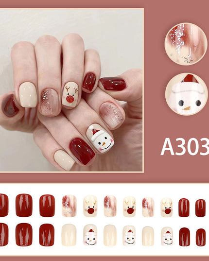 Elegant Minimalist Press-On Nail Set (24pcs) (DESIGN 7571)