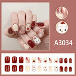 Elegant Minimalist Press-On Nail Set (24pcs) (DESIGN 7571)