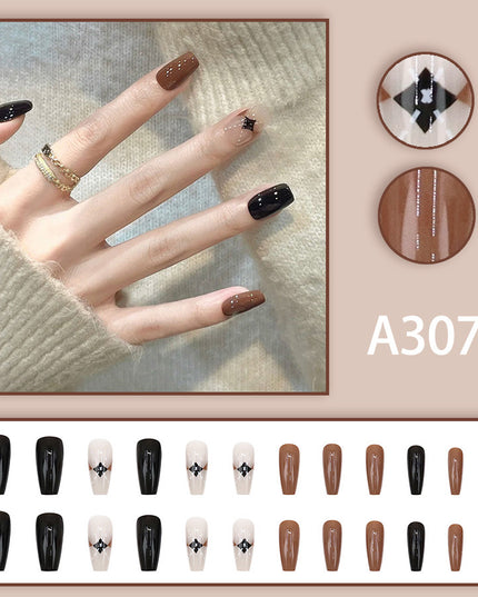 Elegant Minimalist Press-On Nail Set (24pcs) (DESIGN 7605)