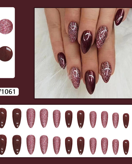 Elegant Minimalist Press-On Nail Set (24pcs) (DESIGN 7480)