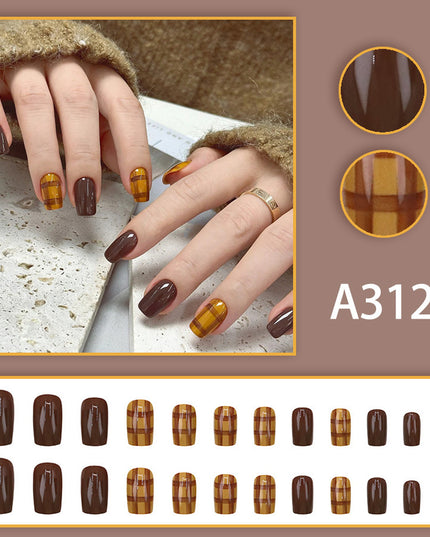 Elegant Minimalist Press-On Nail Set (24pcs) (DESIGN 7648)