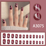 Elegant Minimalist Press-On Nail Set (24pcs) (DESIGN 7604)