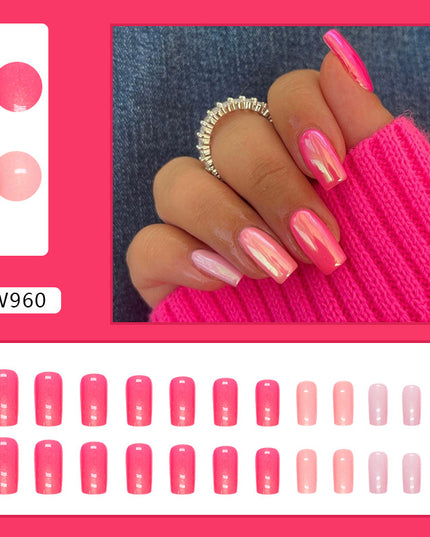 Elegant Minimalist Press-On Nail Set (24pcs) (DESIGN 7437)