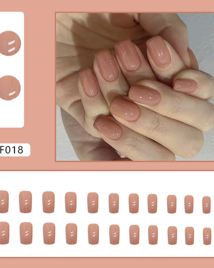 Elegant Minimalist Press-On Nail Set (24pcs) (DESIGN 7420)