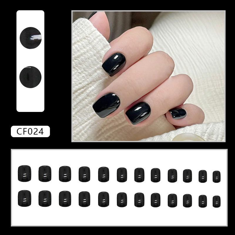 Elegant Minimalist Press-On Nail Set (24pcs) (DESIGN 7465)