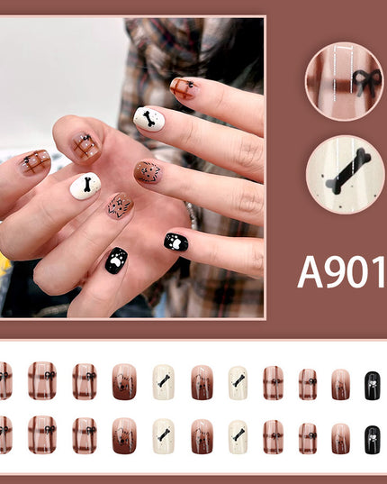 Elegant Minimalist Press-On Nail Set (24pcs) (DESIGN 7539)