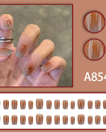 Elegant Minimalist Press-On Nail Set (24pcs) (DESIGN 7506)