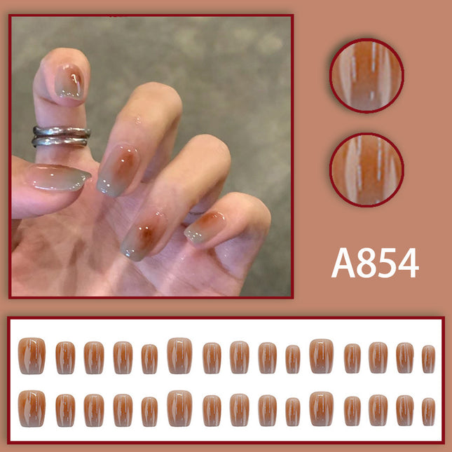 Elegant Minimalist Press-On Nail Set (24pcs) (DESIGN 7506)