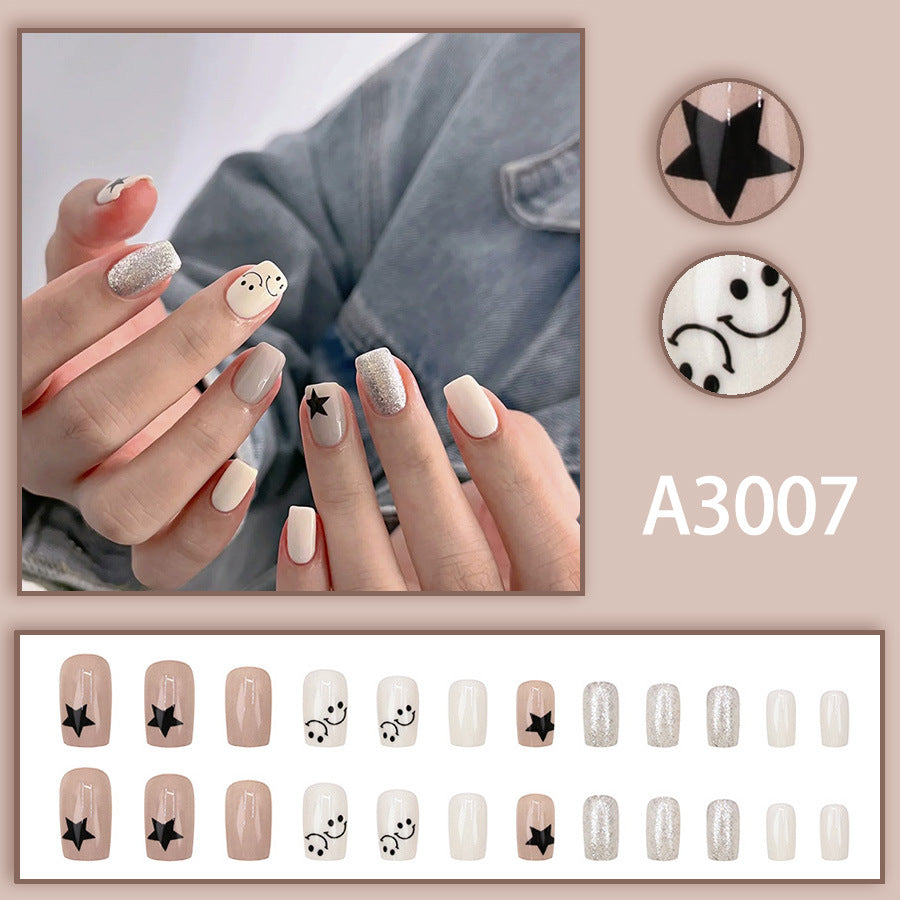 Elegant Minimalist Press-On Nail Set (24pcs) (DESIGN 7547)