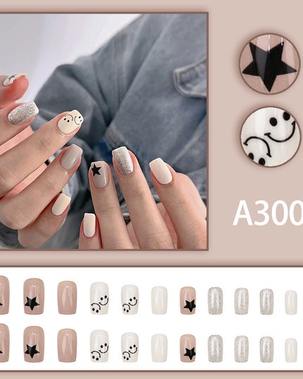 Elegant Minimalist Press-On Nail Set (24pcs) (DESIGN 7547)