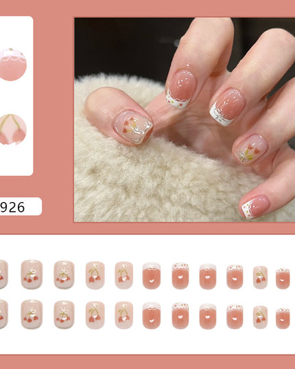 Elegant Minimalist Press-On Nail Set (24pcs) (DESIGN 7308)