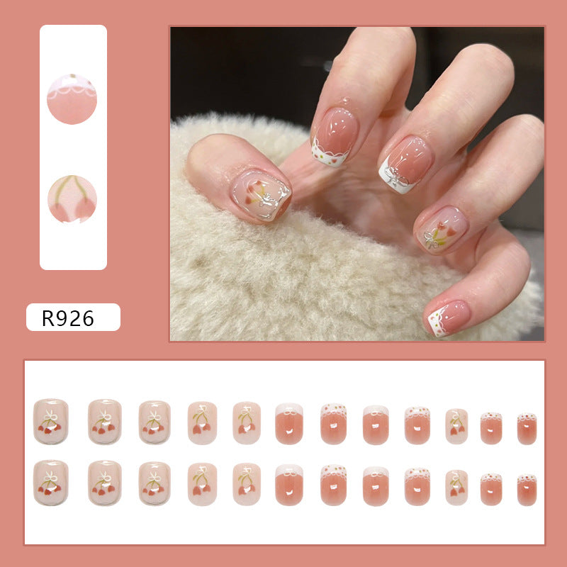 Elegant Minimalist Press-On Nail Set (24pcs) (DESIGN 7308)