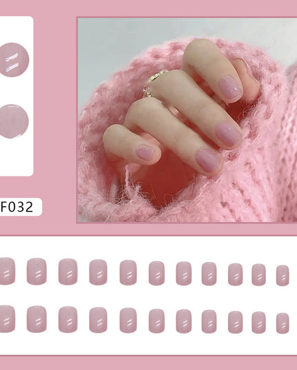 Elegant Minimalist Press-On Nail Set (24pcs) (DESIGN 7378)