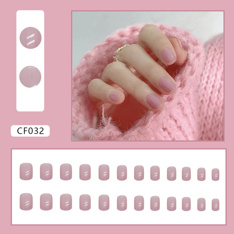 Elegant Minimalist Press-On Nail Set (24pcs) (DESIGN 7378)