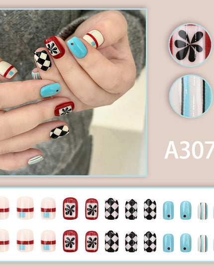 Elegant Minimalist Press-On Nail Set (24pcs) (DESIGN 7600)