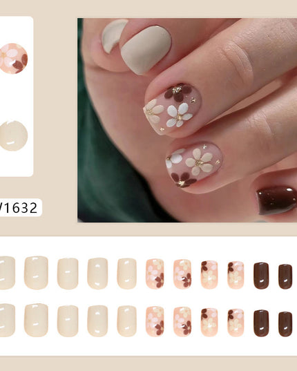Elegant Minimalist Press-On Nail Set (24pcs) (DESIGN 7433)