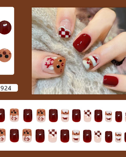 Elegant Minimalist Press-On Nail Set (24pcs) (DESIGN 7400)