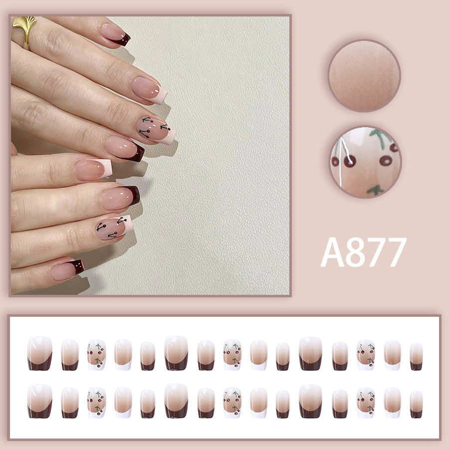 Elegant Minimalist Press-On Nail Set (24pcs) (DESIGN 7525)