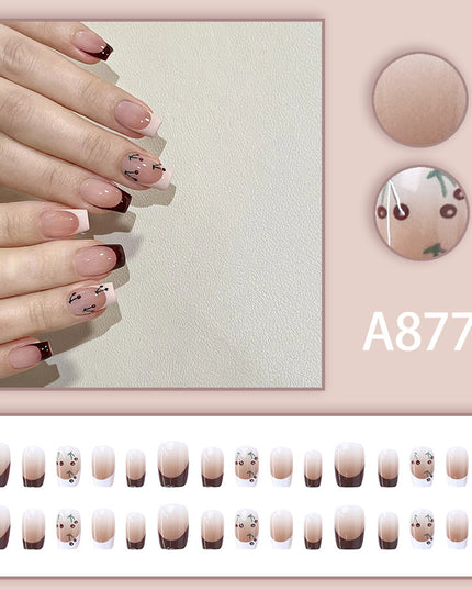 Elegant Minimalist Press-On Nail Set (24pcs) (DESIGN 7525)