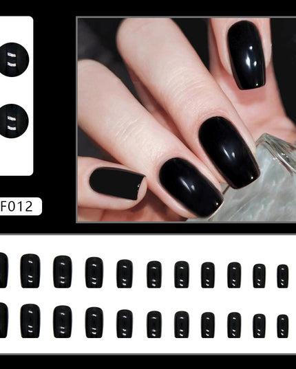 Elegant Minimalist Press-On Nail Set (24pcs) (DESIGN 7463)