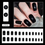 Elegant Minimalist Press-On Nail Set (24pcs) (DESIGN 7463)