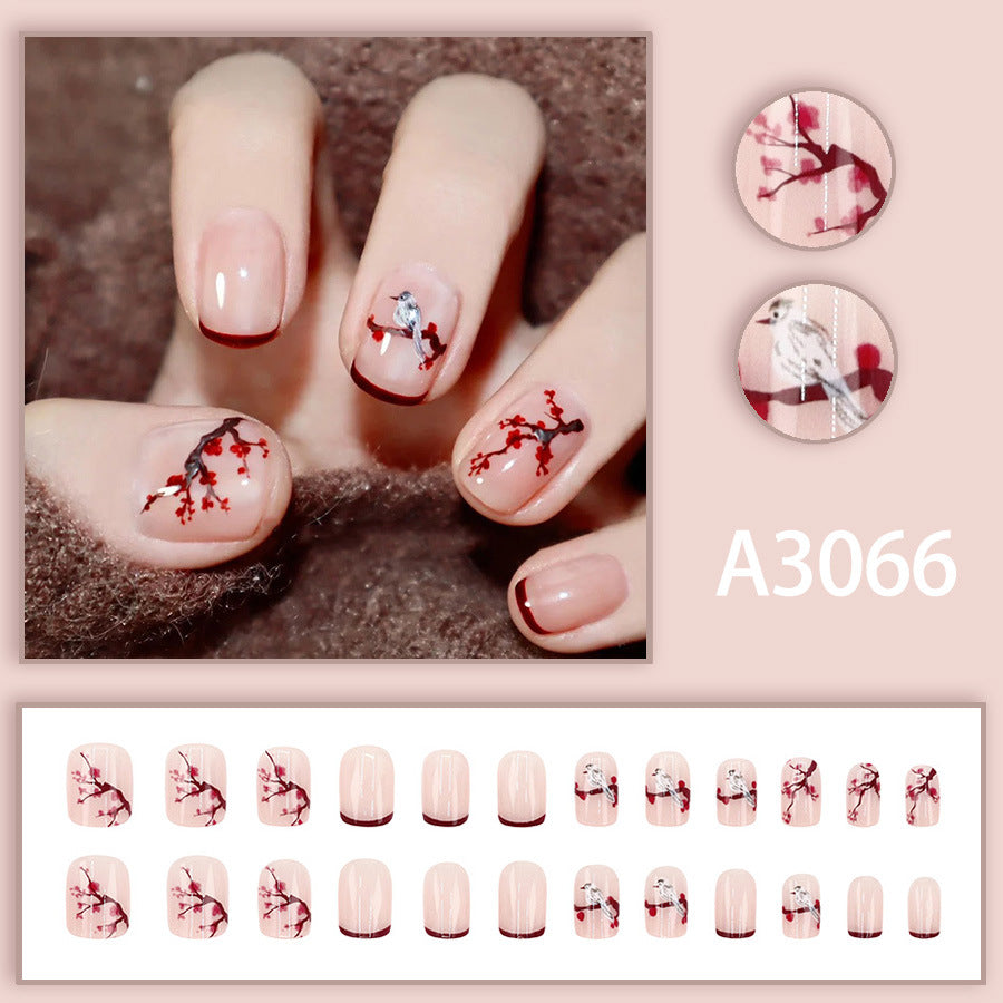 Elegant Minimalist Press-On Nail Set (24pcs) (DESIGN 7597)