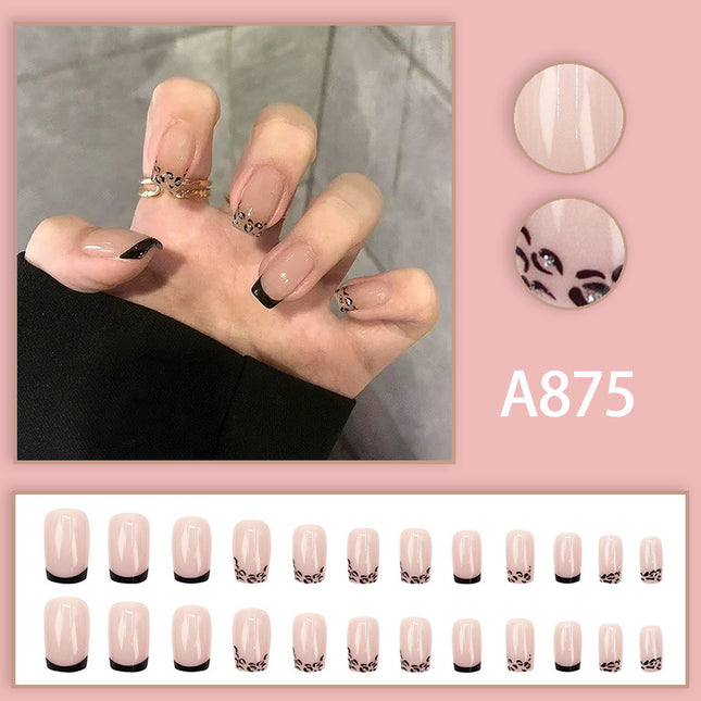 Elegant Minimalist Press-On Nail Set (24pcs) (DESIGN 7524)