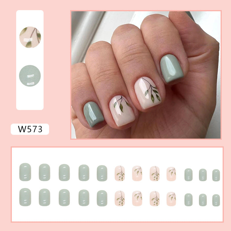 Elegant Minimalist Press-On Nail Set (24pcs) (DESIGN 7434)