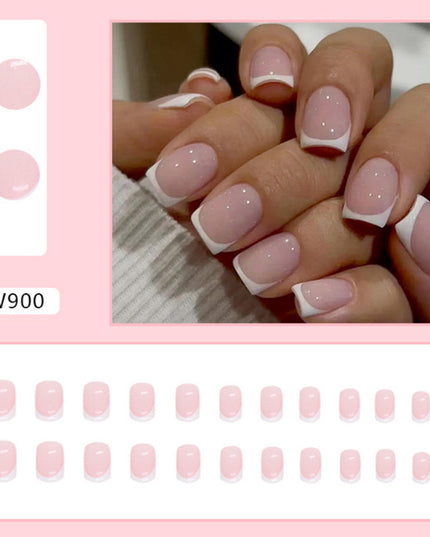 Elegant Minimalist Press-On Nail Set (24pcs) (DESIGN 7383)