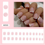 Elegant Minimalist Press-On Nail Set (24pcs) (DESIGN 7383)