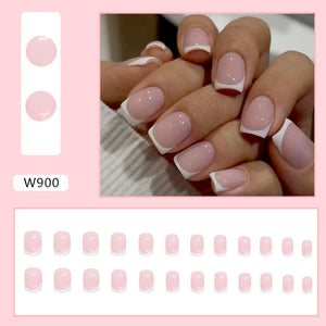 Elegant Minimalist Press-On Nail Set (24pcs) (DESIGN 7383)
