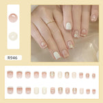 Elegant Minimalist Press-On Nail Set (24pcs) (DESIGN 7360)