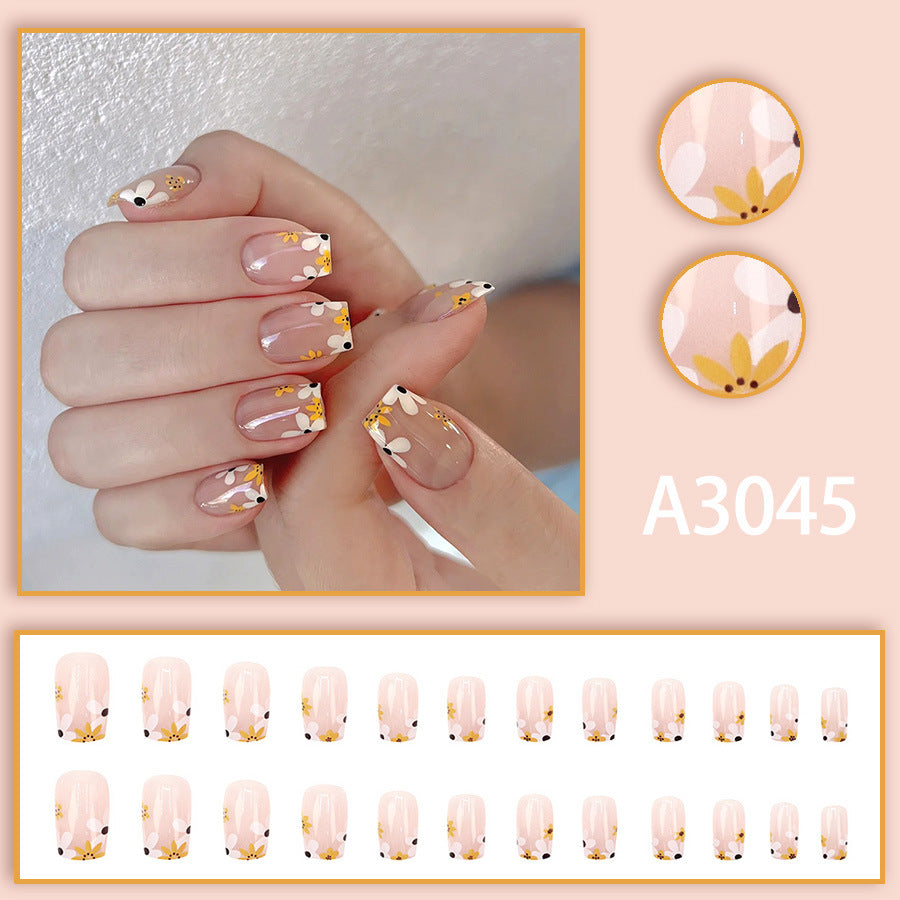 Elegant Minimalist Press-On Nail Set (24pcs) (DESIGN 7581)