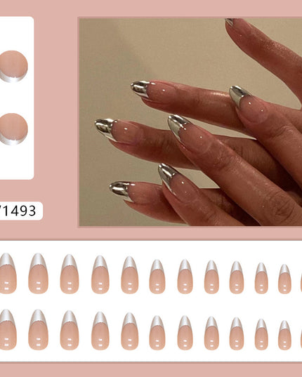 Elegant Minimalist Press-On Nail Set (24pcs) (DESIGN 7386)