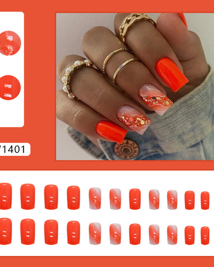 Elegant Minimalist Press-On Nail Set (24pcs) (DESIGN 7350)