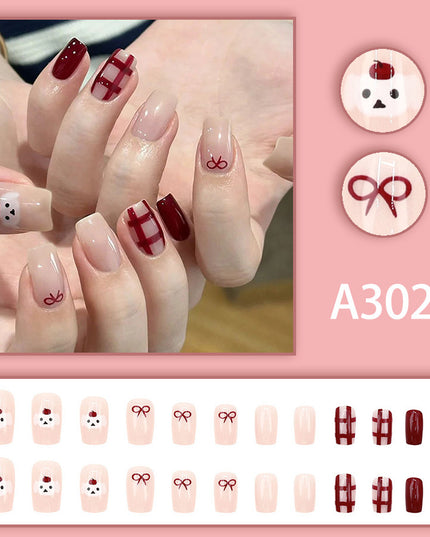 Elegant Minimalist Press-On Nail Set (24pcs) (DESIGN 7564)