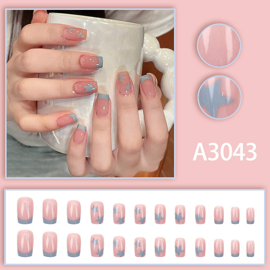 Elegant Minimalist Press-On Nail Set (24pcs) (DESIGN 7580)