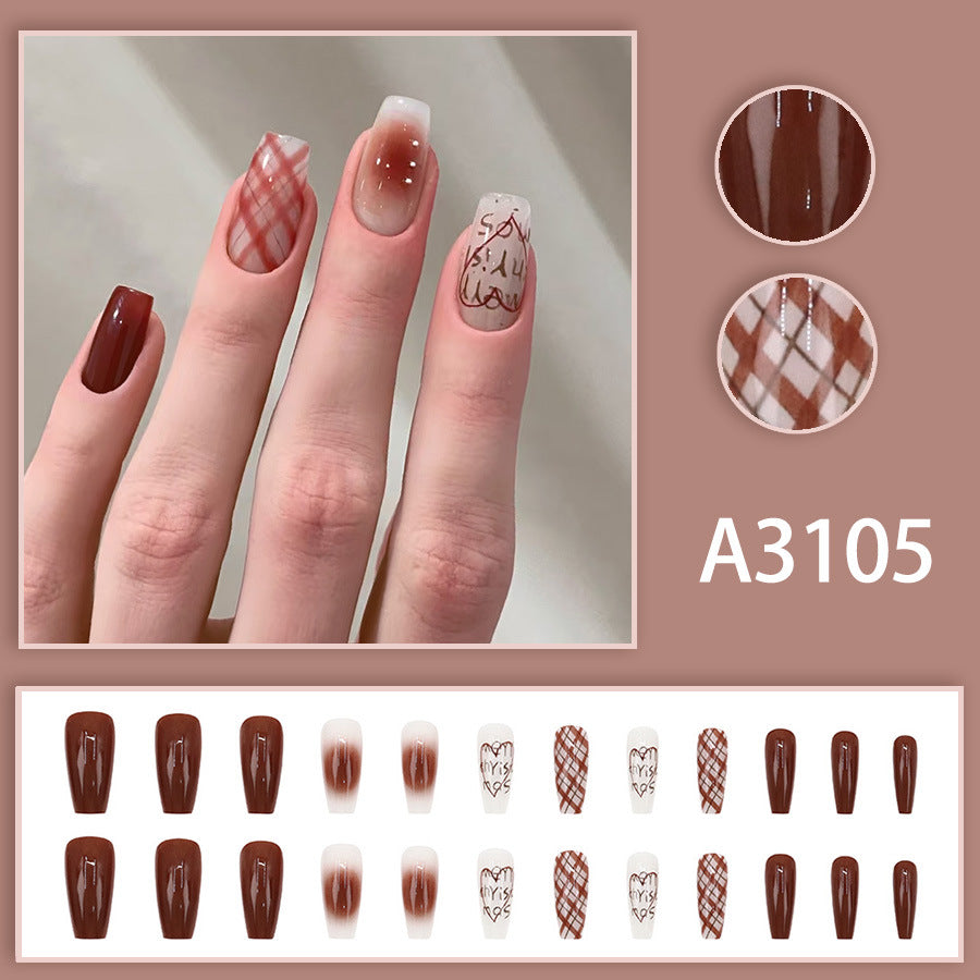Elegant Minimalist Press-On Nail Set (24pcs) (DESIGN 7631)