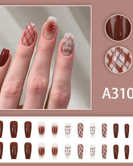 Elegant Minimalist Press-On Nail Set (24pcs) (DESIGN 7631)