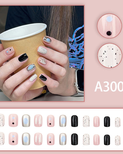 Elegant Minimalist Press-On Nail Set (24pcs) (DESIGN 7548)