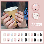 Elegant Minimalist Press-On Nail Set (24pcs) (DESIGN 7548)