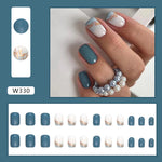Elegant Minimalist Press-On Nail Set (24pcs) (DESIGN 7432)